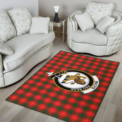 Macfie (Of Dreghorn) Tartan Crest Area Rug