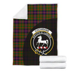Cochrane Modern Tartan Crest Blanket Wave Style