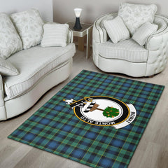 Mowat (Of Inglistoun) Tartan Crest Area Rug