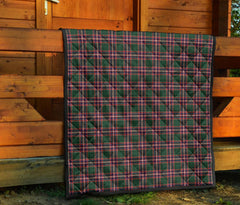 MacFarlane Hunting Modern Tartan Crest Quilt