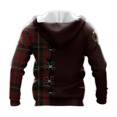MacAlister of Skye Tartan Hoodie - Lion Rampant And Celtic Thistle Style