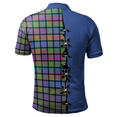 MacDonald Ancient Tartan Polo Shirt - Lion Rampant And Celtic Thistle Style