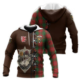 MacFie Tartan Hoodie - Lion Rampant And Celtic Thistle Style
