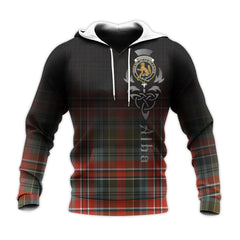 MacPherson Weathered Tartan Hoodie - Alba Celtic Style