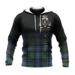 MacRae Hunting Ancient Tartan Hoodie - Alba Celtic Style