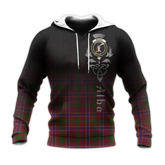 MacRae Red Tartan Hoodie - Alba Celtic Style