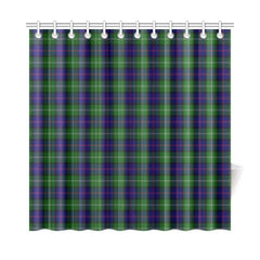 Macthomas Modern Tartan Shower Curtain