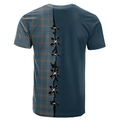 McKerrell of Hillhouse Dress Tartan T-shirt - Lion Rampant And Celtic Thistle Style