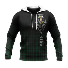 Menzies Green Tartan Hoodie - Alba Celtic Style