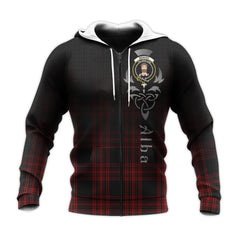 Menzies Hunting Tartan Hoodie - Alba Celtic Style