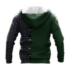 Murray of Atholl Modern Tartan Hoodie - Lion Rampant And Celtic Thistle Style