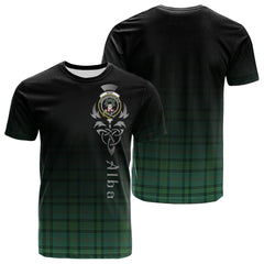 Ross Hunting Ancient Tartan Crest T-shirt - Alba Celtic Style