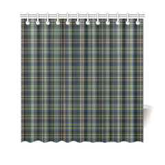 Scott Green Modern Tartan Shower Curtain