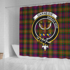 Carnegie Tartan Crest Shower Curtain