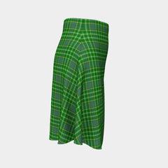Currie Tartan Flared Skirt