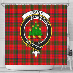 Grant Tartan Crest Shower Curtain