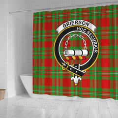 Grierson Tartan Crest Shower Curtain