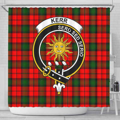 Kerr Tartan Crest Shower Curtain
