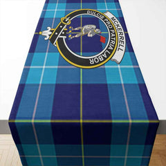 McKerrell Tartan Crest Table Runner - Cotton table runner
