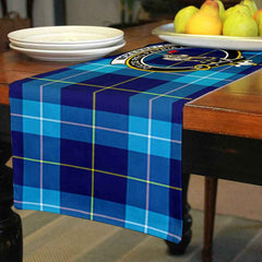 McKerrell Tartan Crest Table Runner - Cotton table runner
