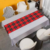 Ramsay Modern Tartan Table Runner - Cotton table runner
