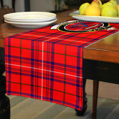 Rose Tartan Crest Table Runner - Cotton table runner