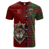 Somerville Tartan T-shirt - Lion Rampant And Celtic Thistle Style
