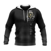 Stewart Mourning Tartan Hoodie - Alba Celtic Style