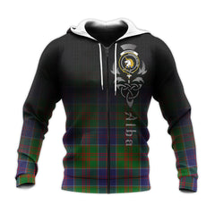 Stewart Of Appin Hunting Modern Tartan Hoodie - Alba Celtic Style