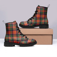 Stewart Royal Ancient Tartan Leather Boots