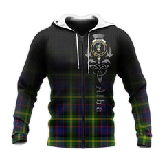 Watson Modern Tartan Hoodie - Alba Celtic Style