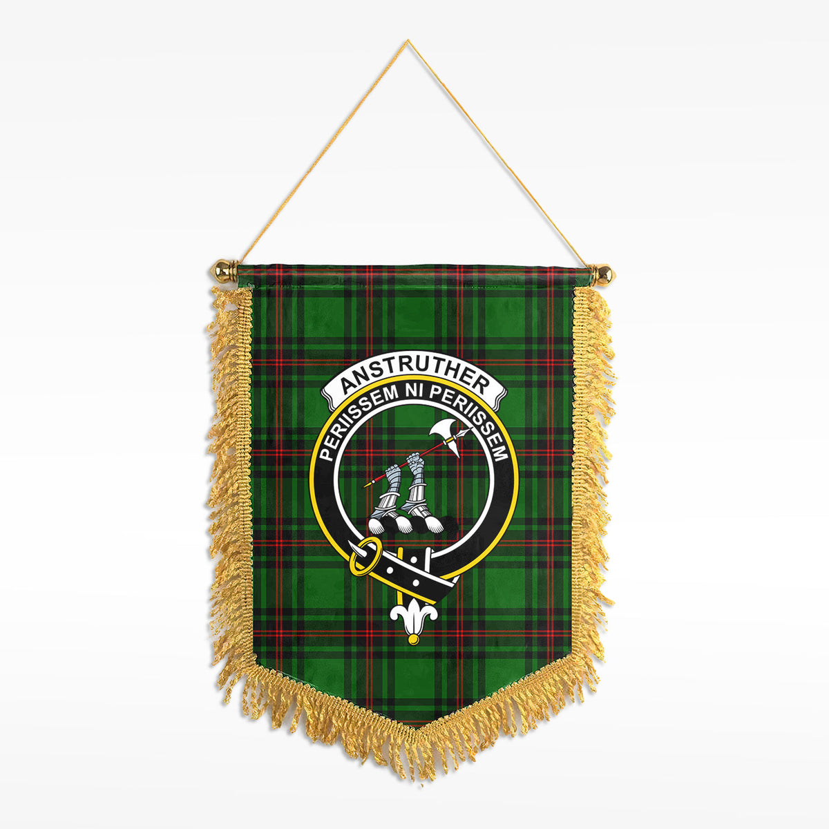 Anstruther Tartan Crest Wall Hanging Banner