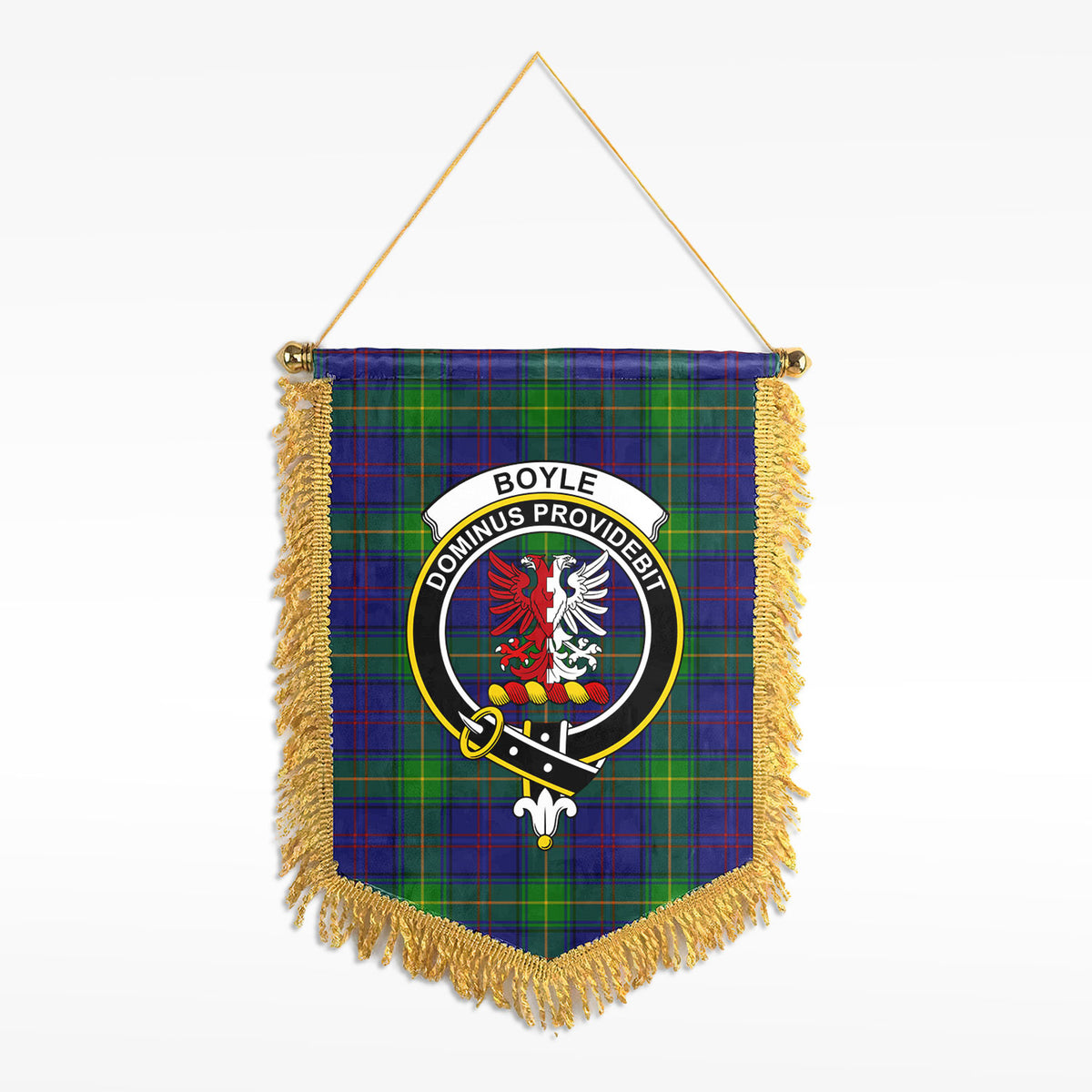 Boyle Tartan Crest Wall Hanging Banner