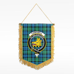 Campbell Ancient 01 Tartan Crest Wall Hanging Banner