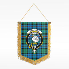 Campbell of Cawdor Ancient Tartan Crest Wall Hanging Banner