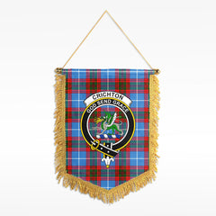 Crichton Tartan Crest Wall Hanging Banner