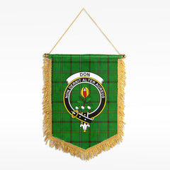 Don Tartan Crest Wall Hanging Banner