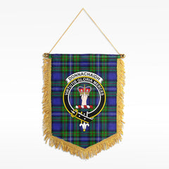 Donnachaidh Tartan Crest Wall Hanging Banner