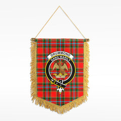 Drummond of Perth Tartan Crest Wall Hanging Banner