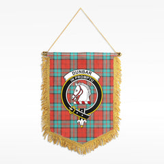 Dunbar Ancient Tartan Crest Wall Hanging Banner