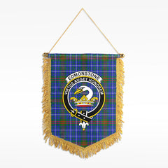 Edmonstone Tartan Crest Wall Hanging Banner