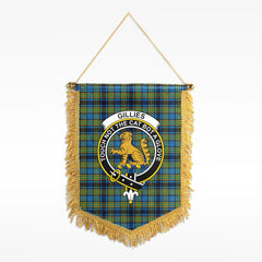 Gillies Ancient Tartan Crest Wall Hanging Banner