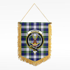 Gordon Dress Modern Tartan Crest Wall Hanging Banner