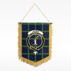 Lammie Tartan Crest Wall Hanging Banner