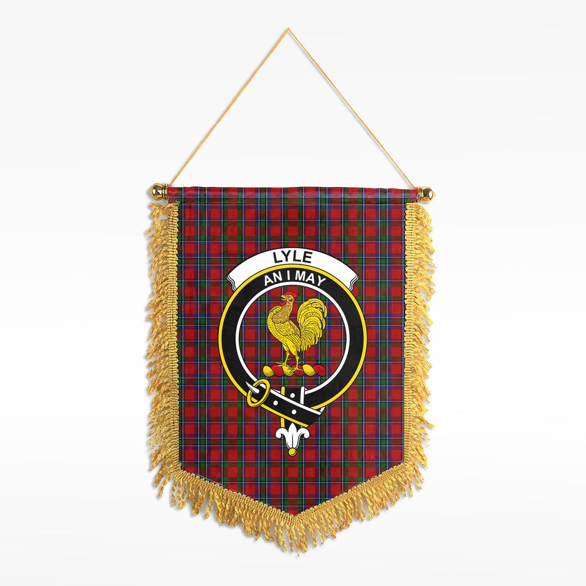 Lyle Tartan Crest Wall Hanging Banner