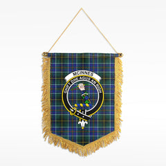 McInnes Modern Tartan Crest Wall Hanging Banner