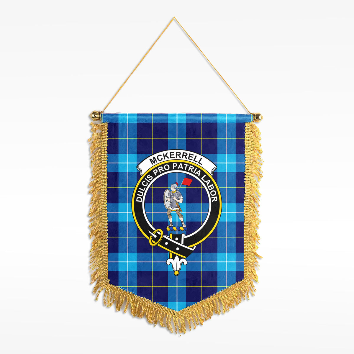 McKerrell Tartan Crest Wall Hanging Banner