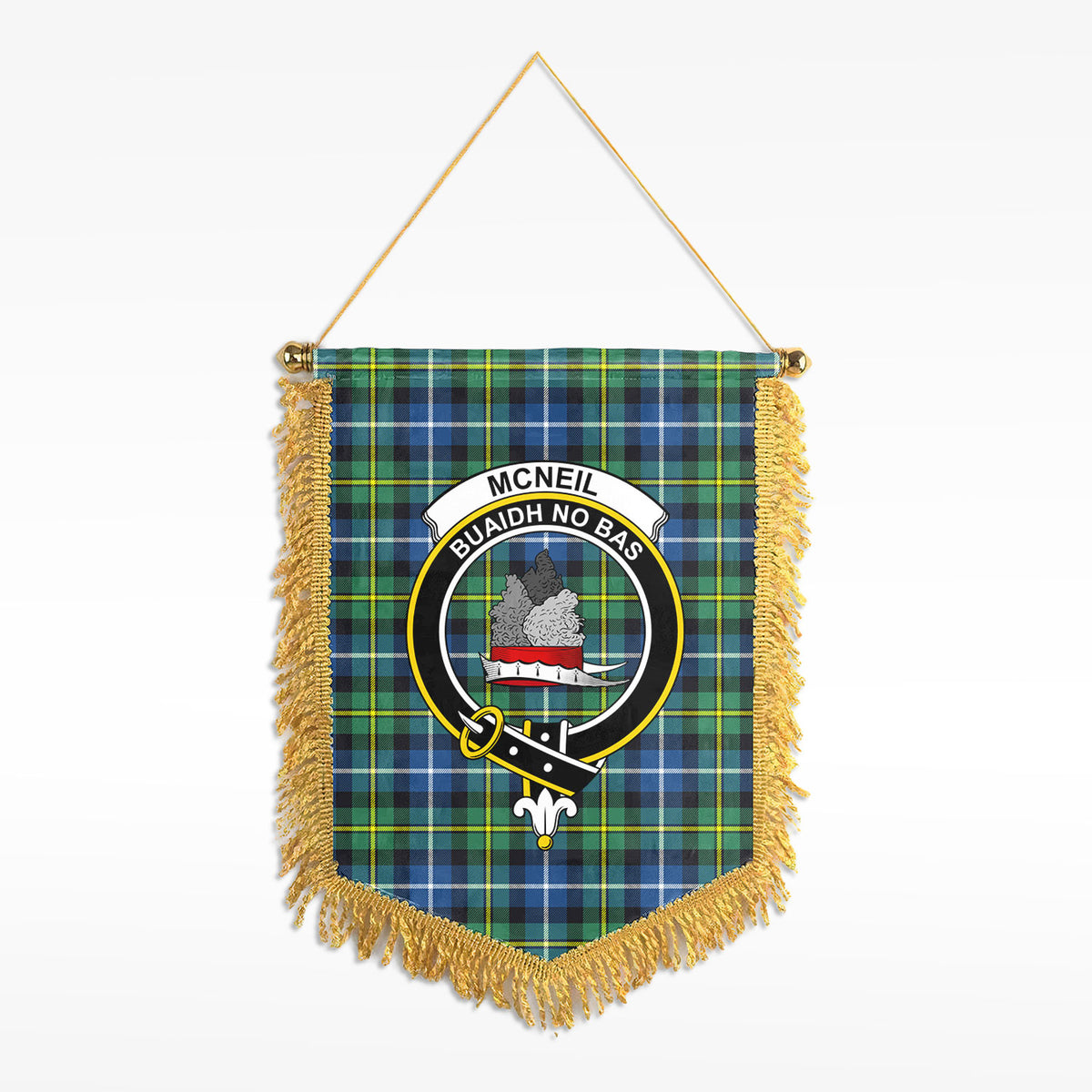 McNeil of Barra Ancient Tartan Crest Wall Hanging Banner