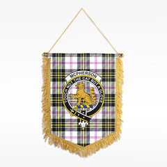 McPherson Dress Modern Tartan Crest Wall Hanging Banner