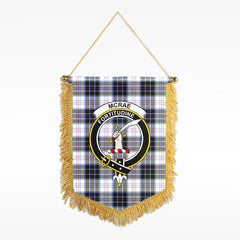 McRae Dress Modern Tartan Crest Wall Hanging Banner